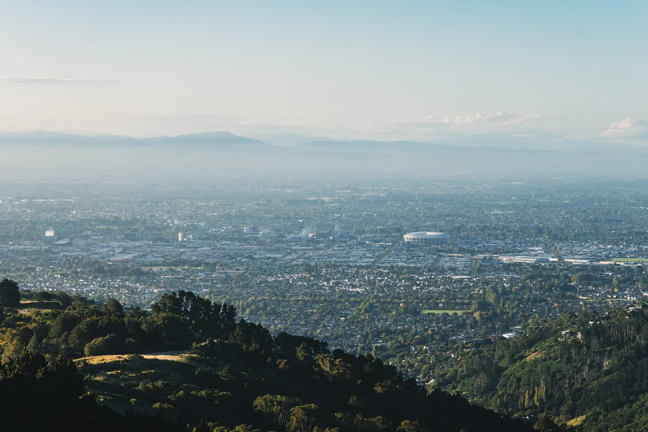City skyline from Port Hills