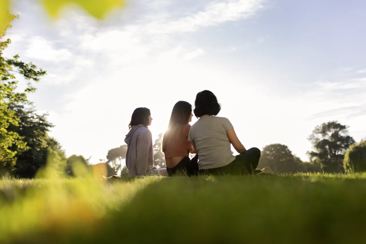 Relaxed moment in Hagley Park