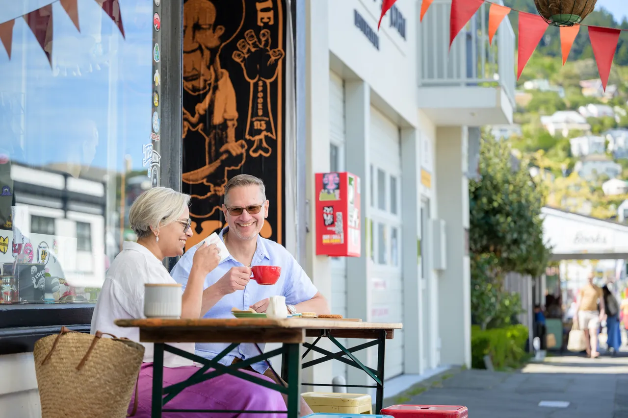 Coffee in Lyttelton