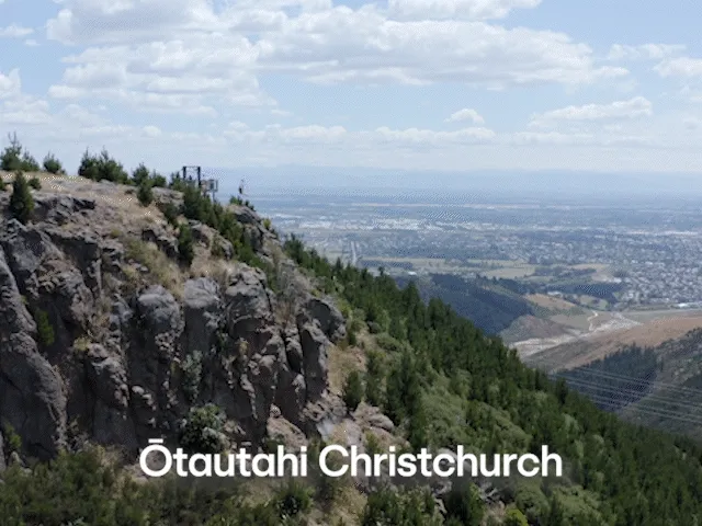 Ziplining in Christchurch Adventure Park