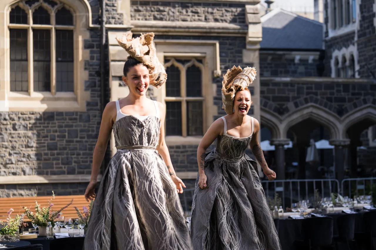 Performers at dinner event