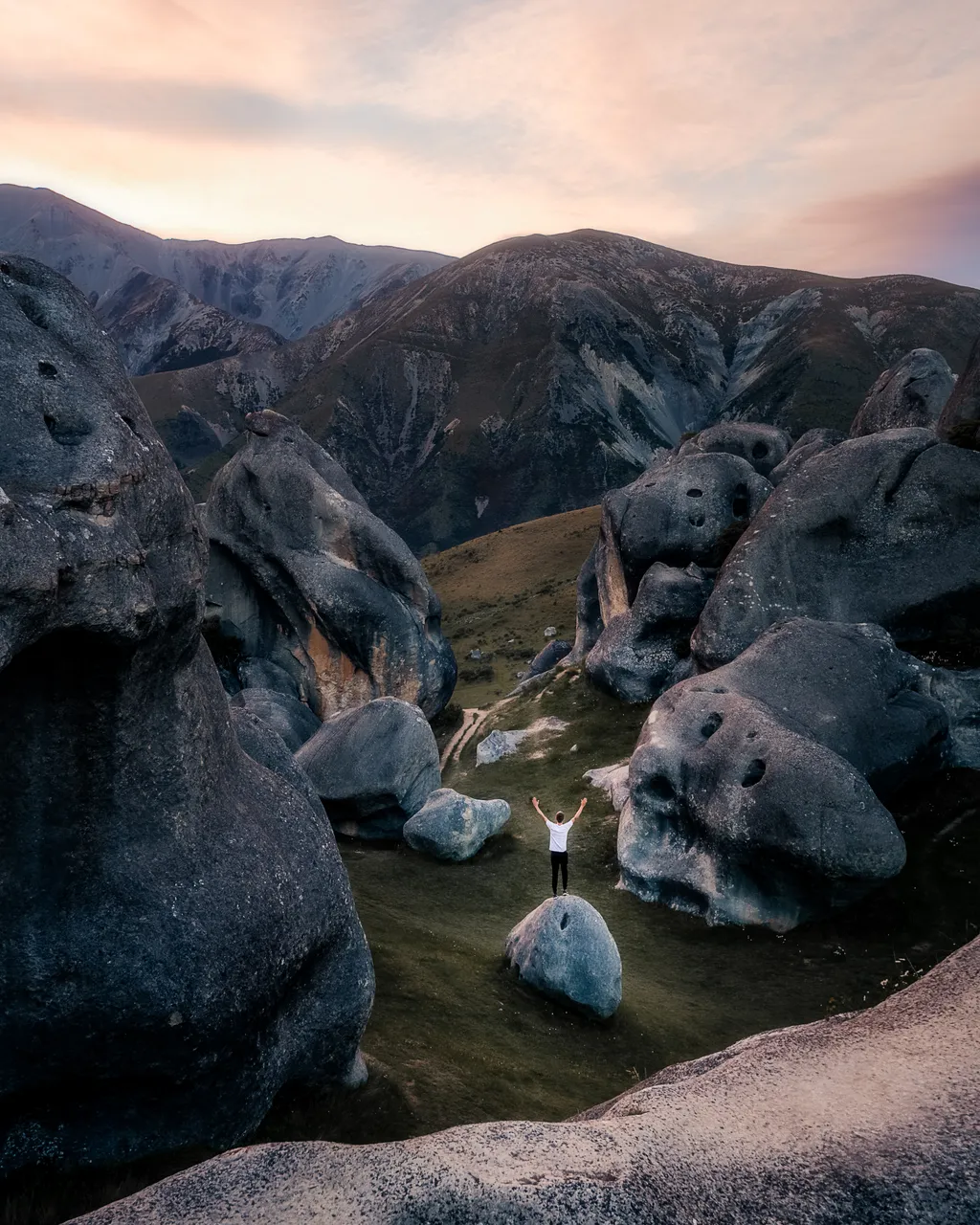 Castle Hill - Arms up Post Sunrise