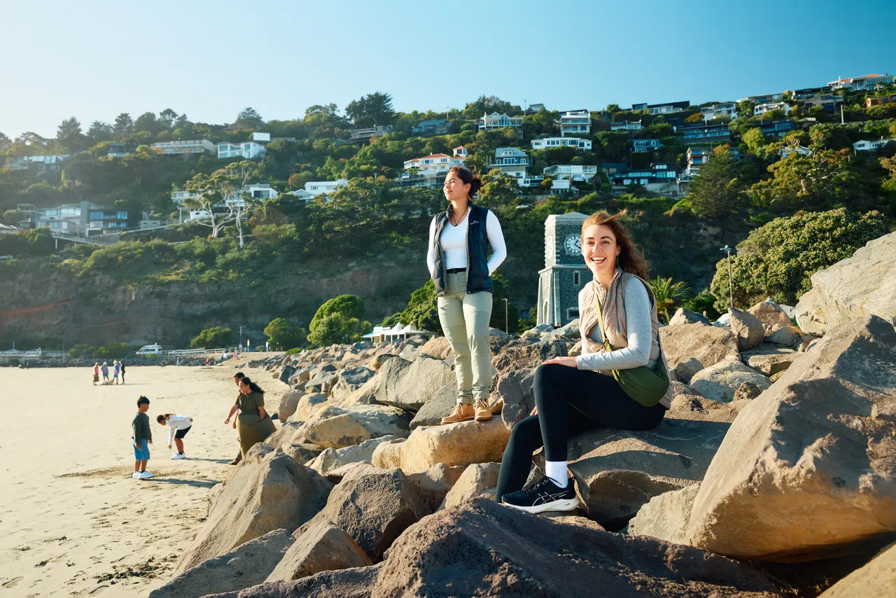 Friends at the beach