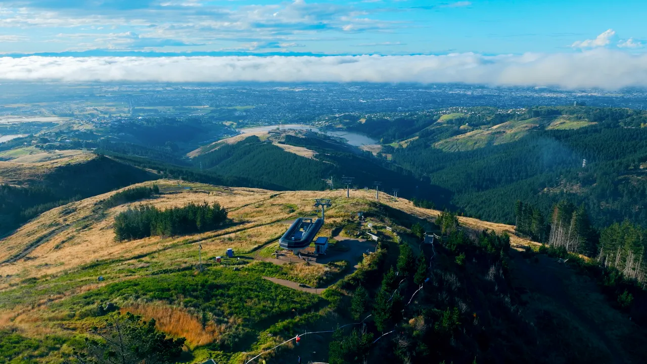 Aerial shots from Christchurch Adventure Park 
