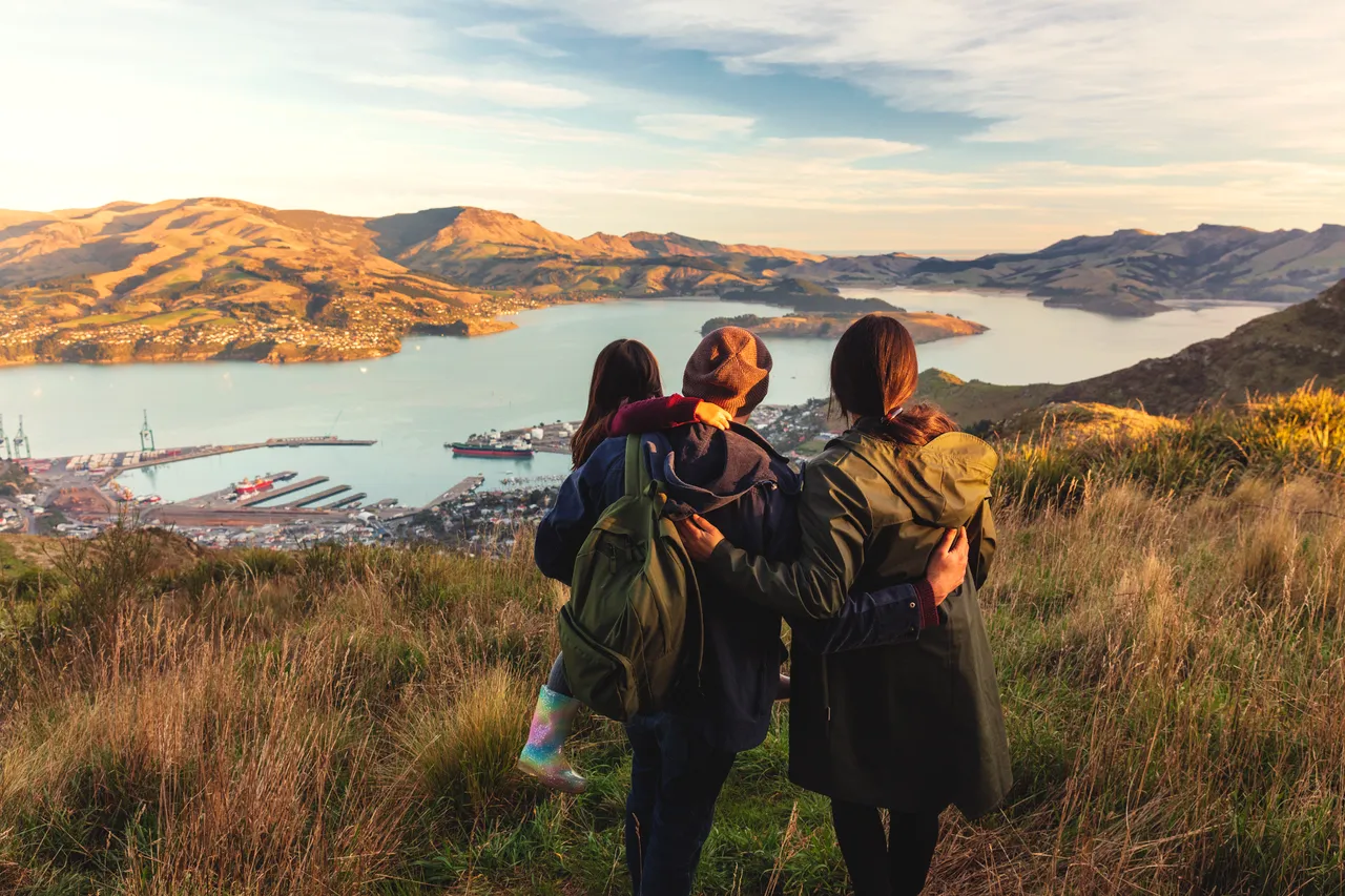 Family at the Gondolas lookout