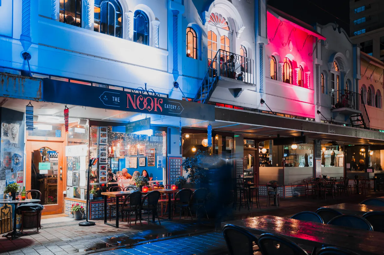 New Regent Street at night
