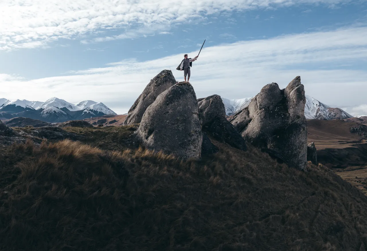 Castle Hill - Frodo with Sword