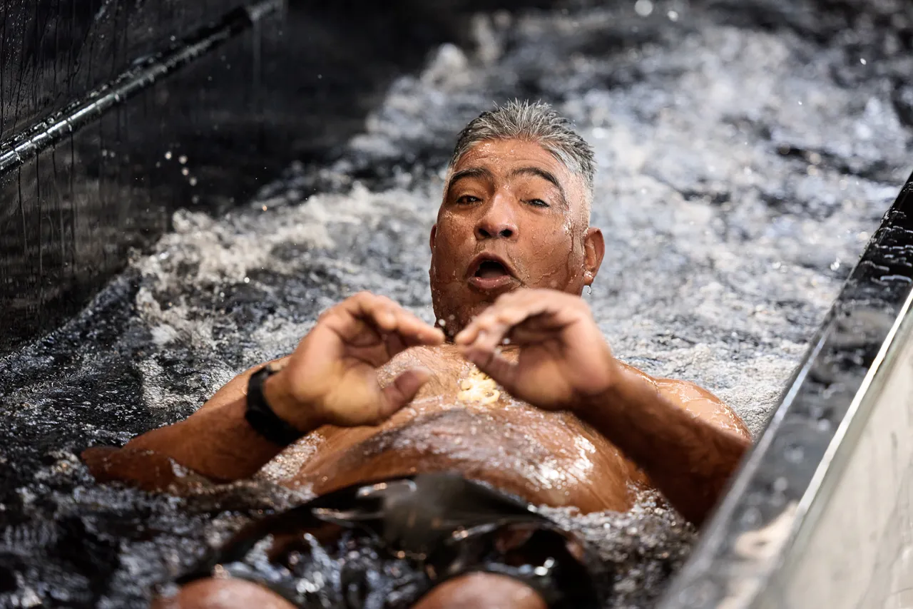 Man enjoying Parakiore hydroslide