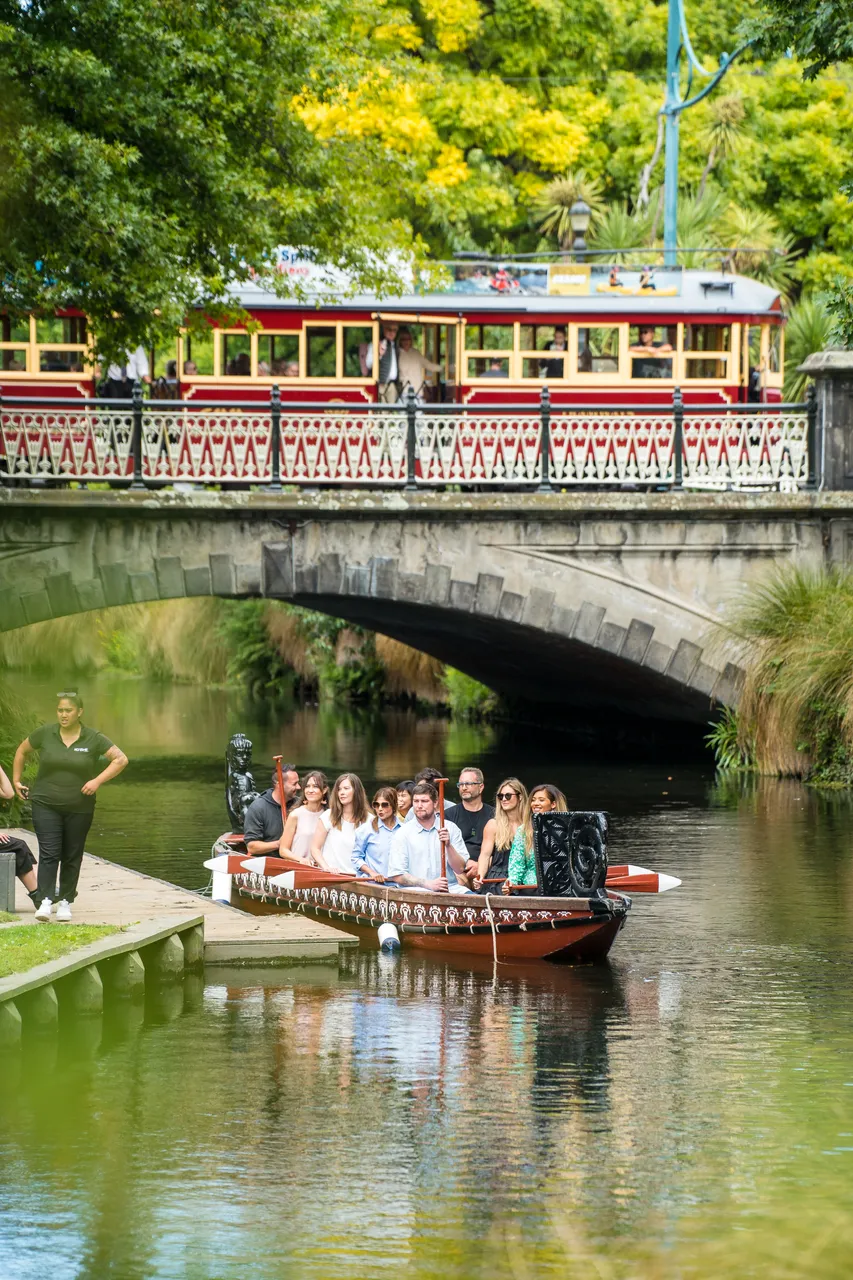 Waka on Avon and Tram at the back