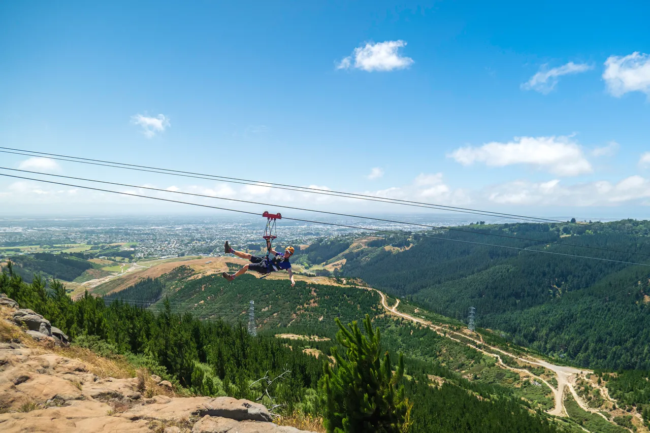 Christchurch Adventure Park ziplining