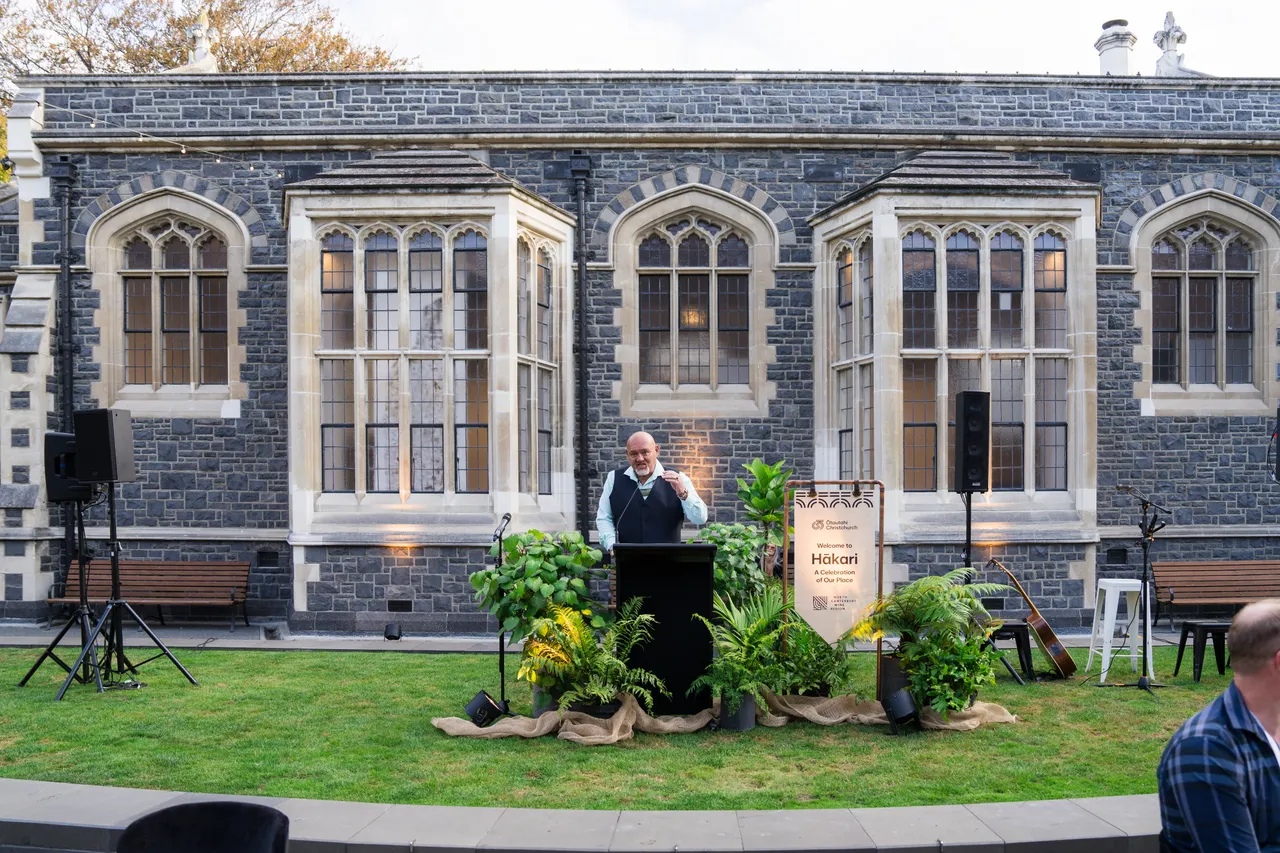 Outdoor dinner at the Arts Centre