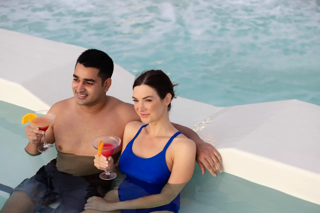 Sunrise mocktails at He Puna Taimoana