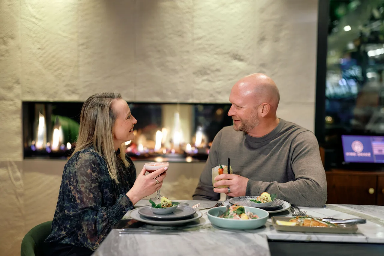 Couple at King of Snake