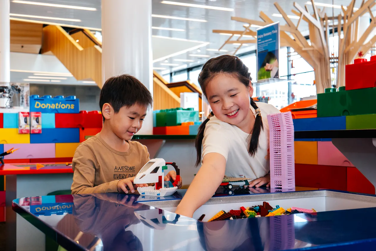 Kids in Tūranga Imagination Station