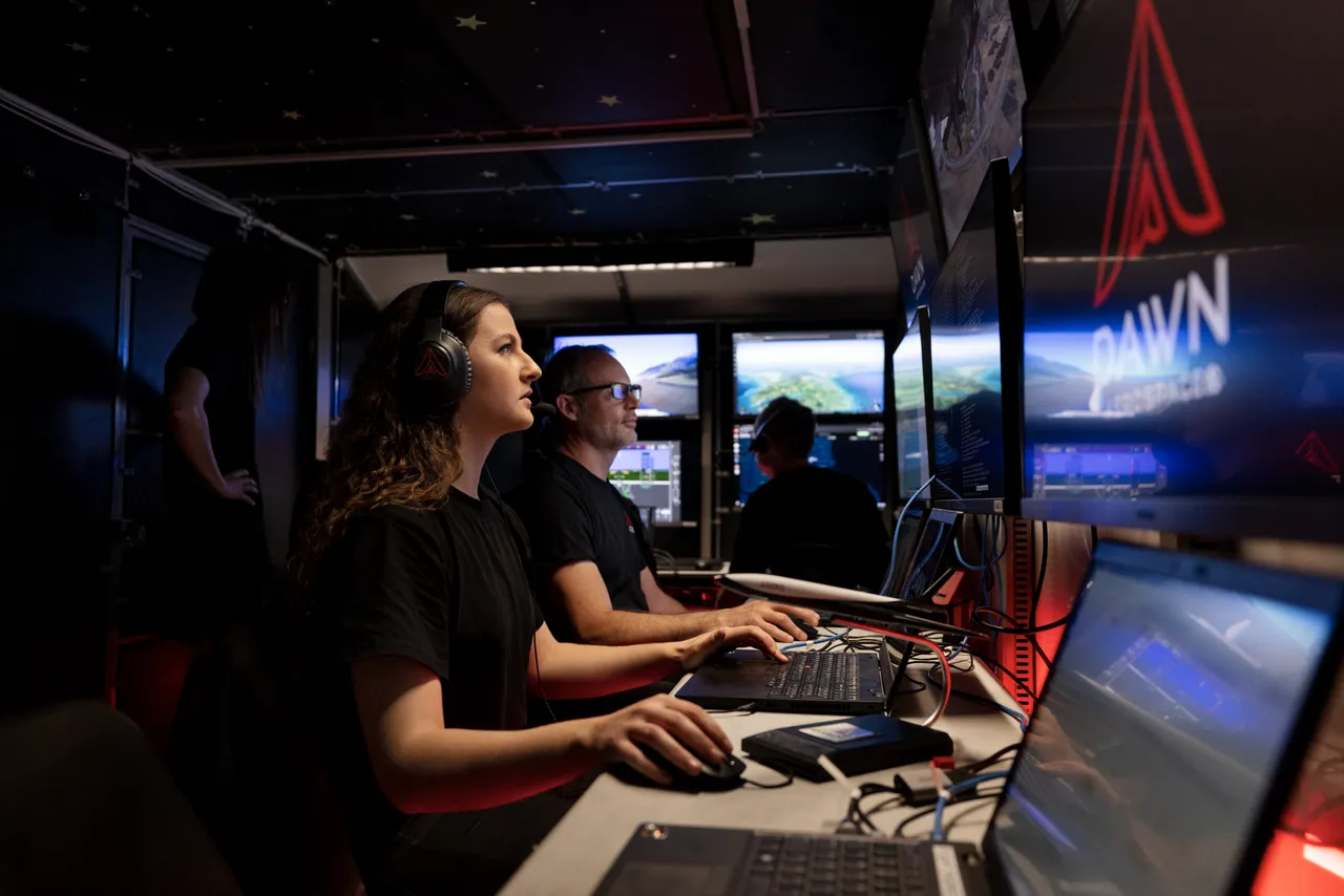 Spaceplane control room