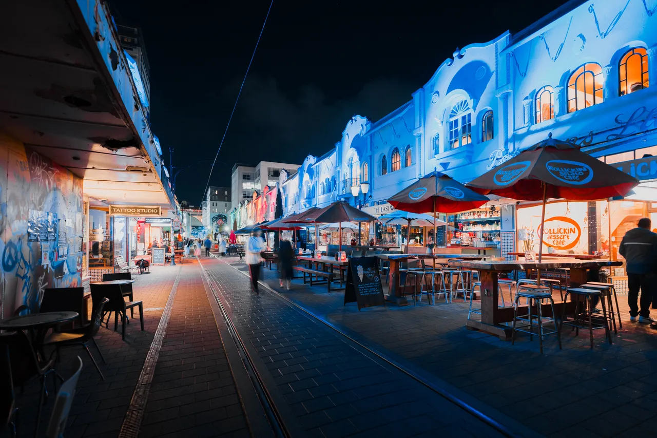 New Regent Street at night