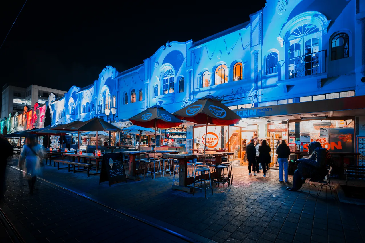 New Regent Street at night