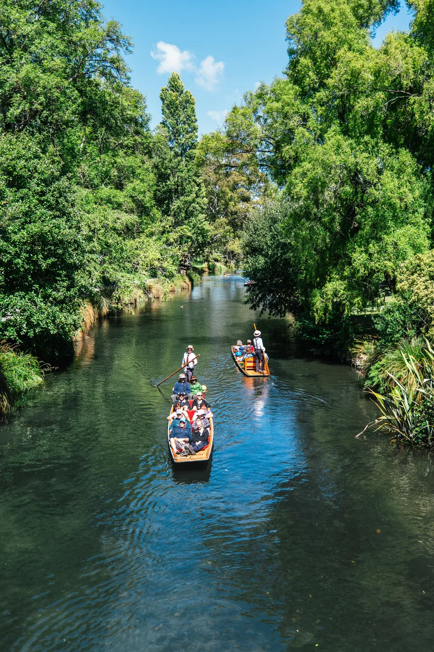 Punting at the Avon River
