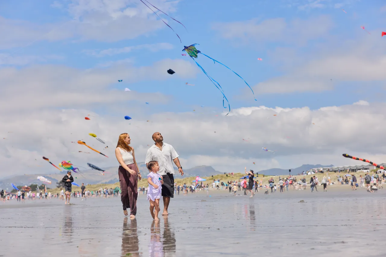 Family in New Brighton Beach