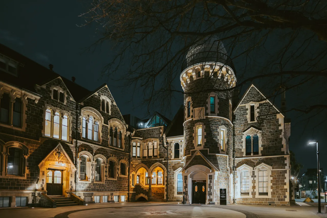  The Arts Centre at night