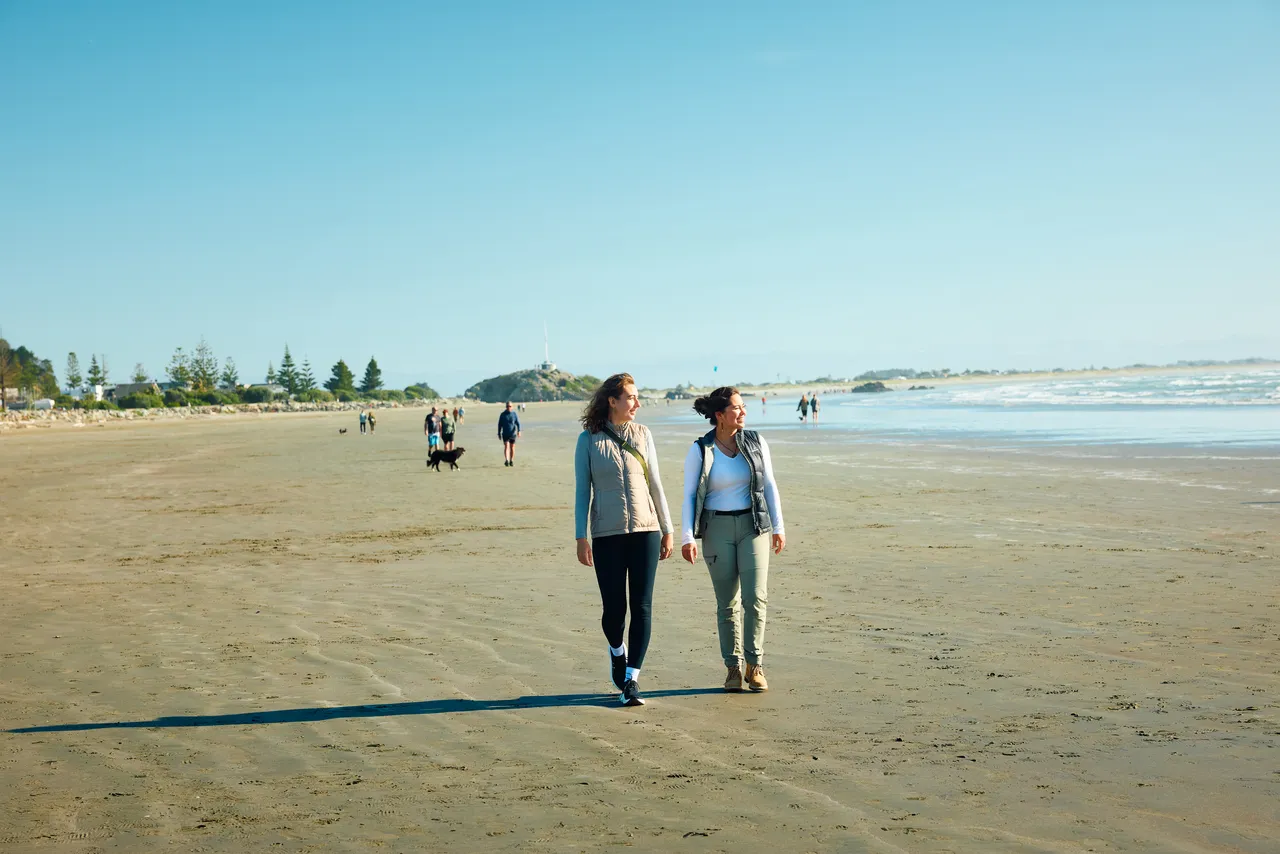 Friends at Sumner beach