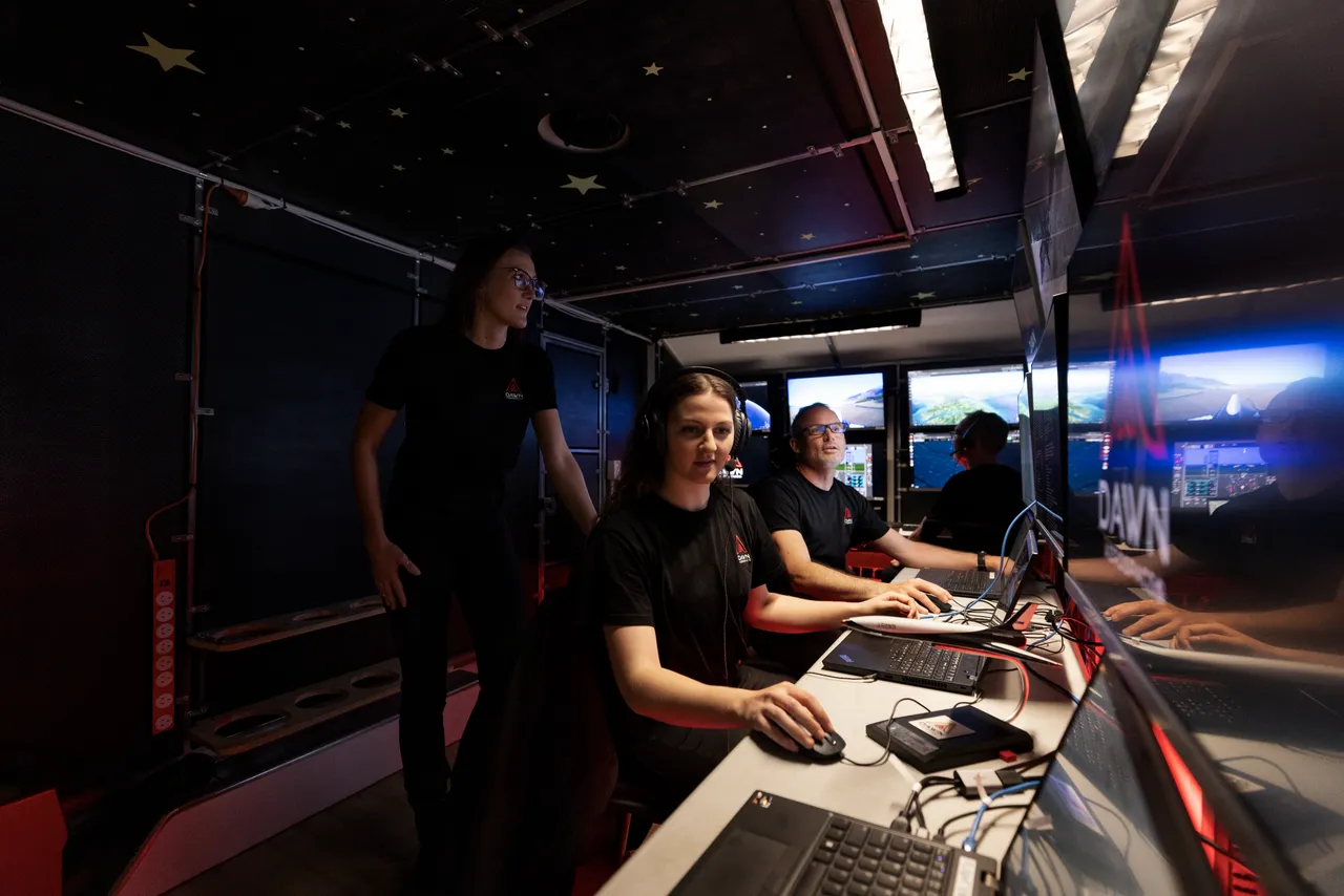 Spaceplane control room