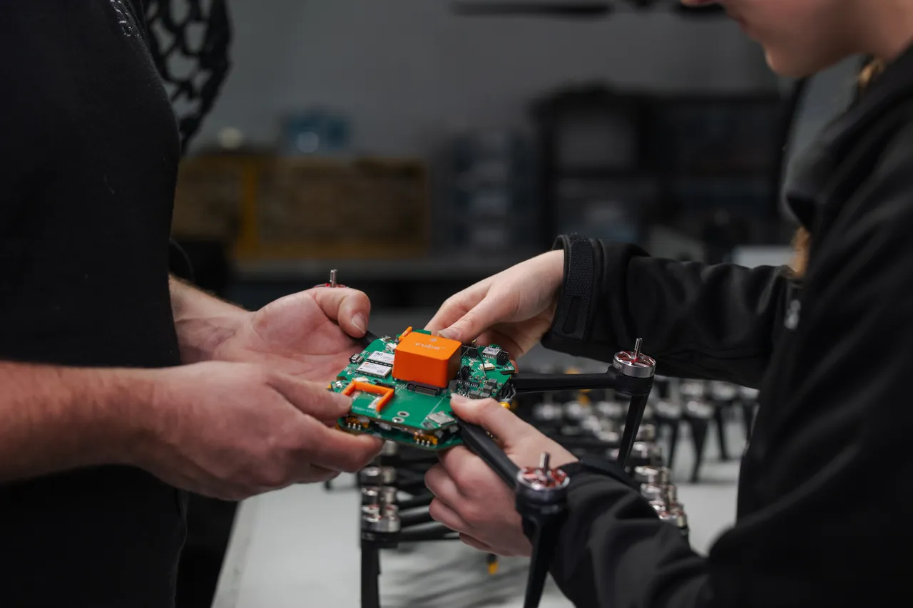Quality checking a drone part