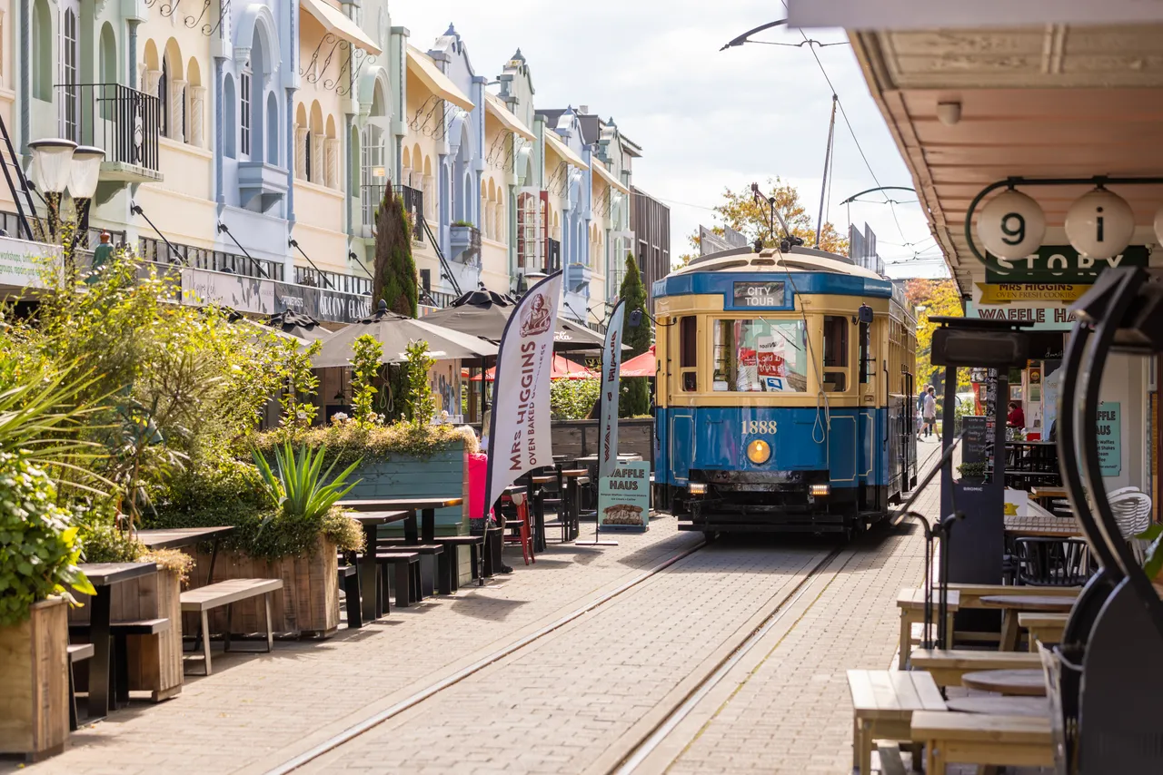 Christchurch Tram New Regent Street