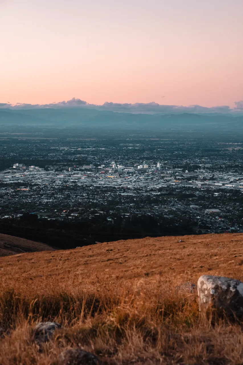 View of the city from Port Hills