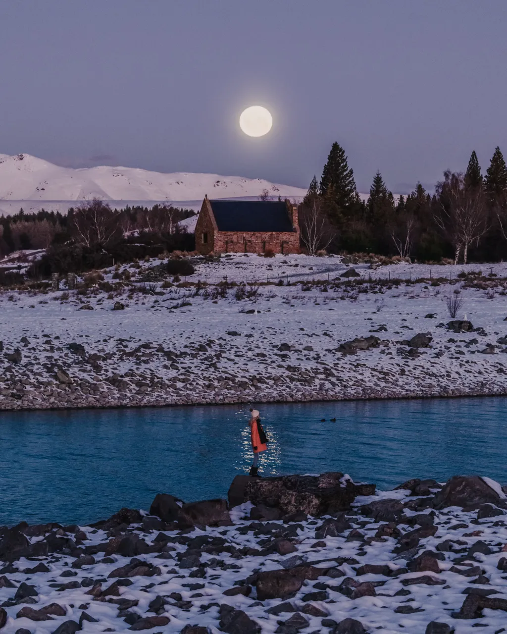 Lake Tekapo Moonrise
