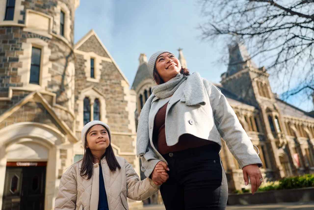 Family at Walk Christchurch