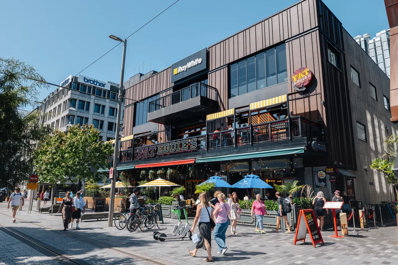 Terrace day time bustle