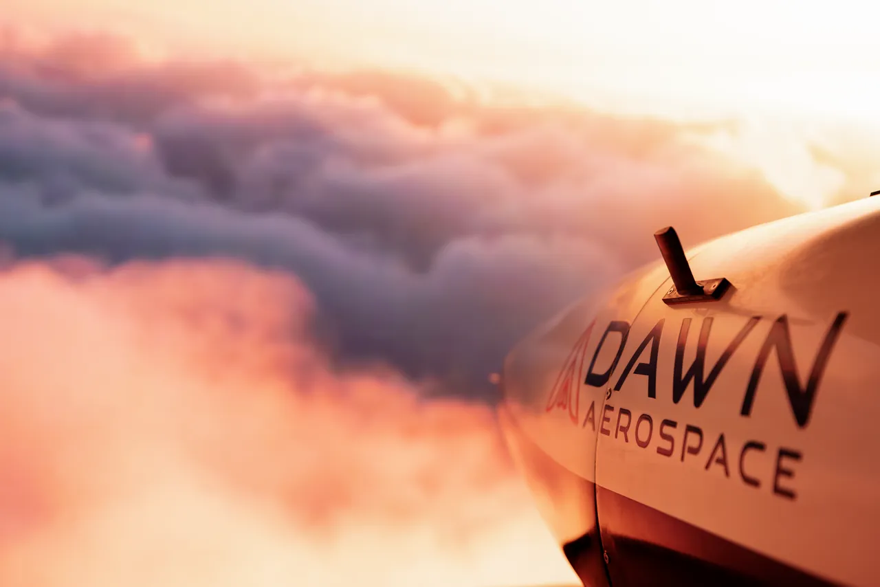 Spaceplane in the sky
