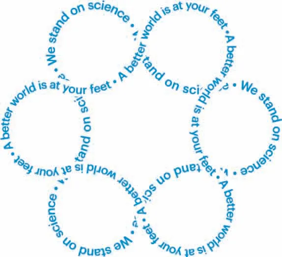 TagLine Molecule Blue